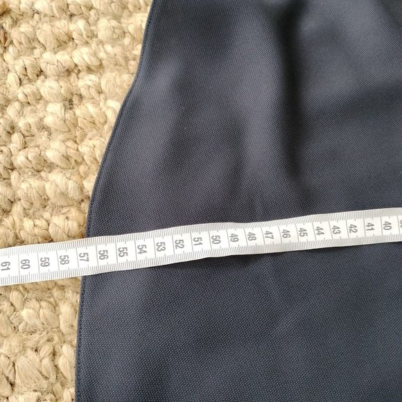 Country Road Size 10 12 Skirt Black A Line Asymmetric Side Slit Oxford Corporate - Picture 8 of 8